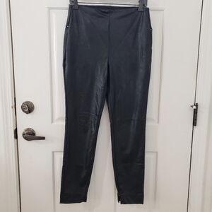 Lysse Size Meduim Black Faux Leather Leggings